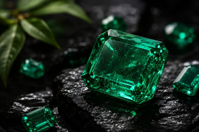 प्राकृतिक कोलंबियाई पन्ना रत्न (Natural Colombian Emerald)