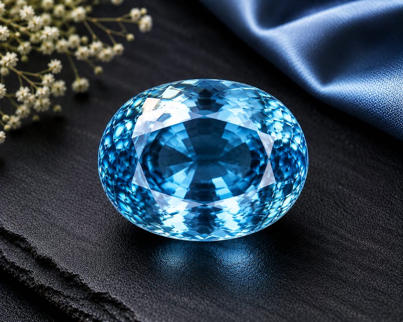 प्राकृतिक ब्लू टोपाज़ रत्न (Natural Blue Topaz)